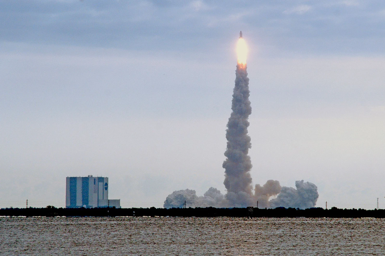 A rocket launch, Cape Canaveral