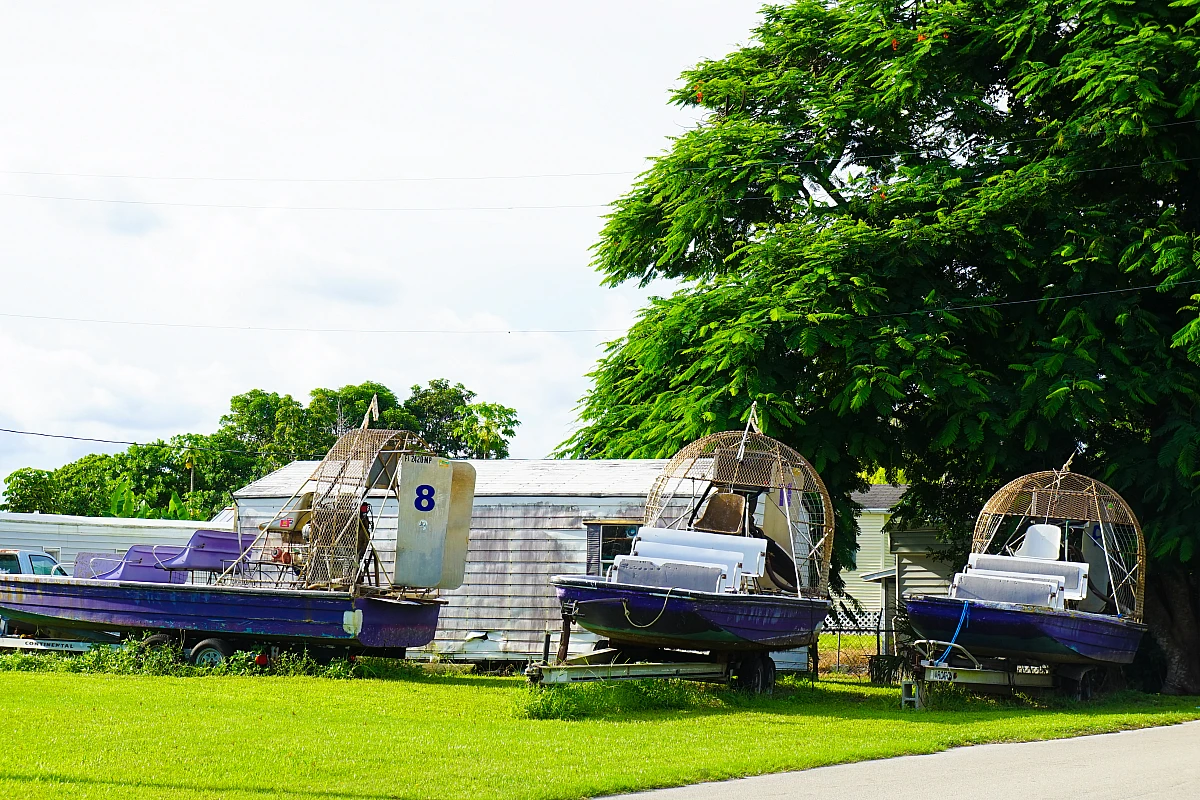The airboat tour, Everglades