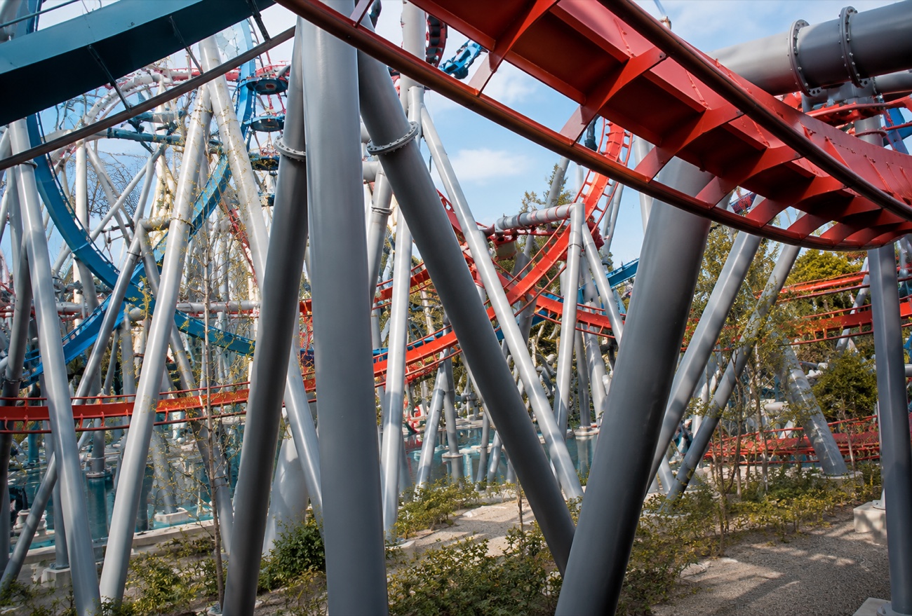 Back then, 1999: the roller coasters at Islands of Adventure