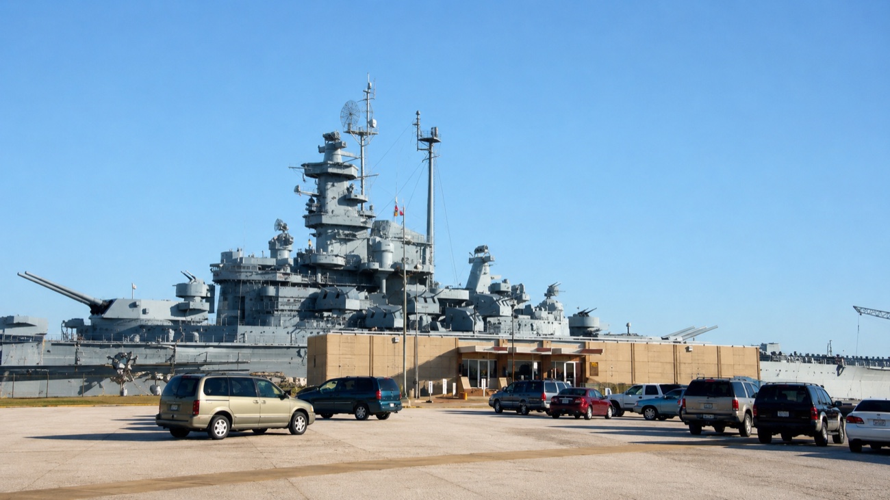Back then, 1999: the battleship USS Alabama near Mobile, which Dad and I toured
