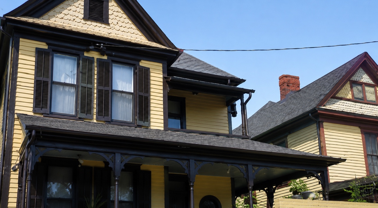 Back then, 1991: the birthplace of Martin Luther King in Atlanta