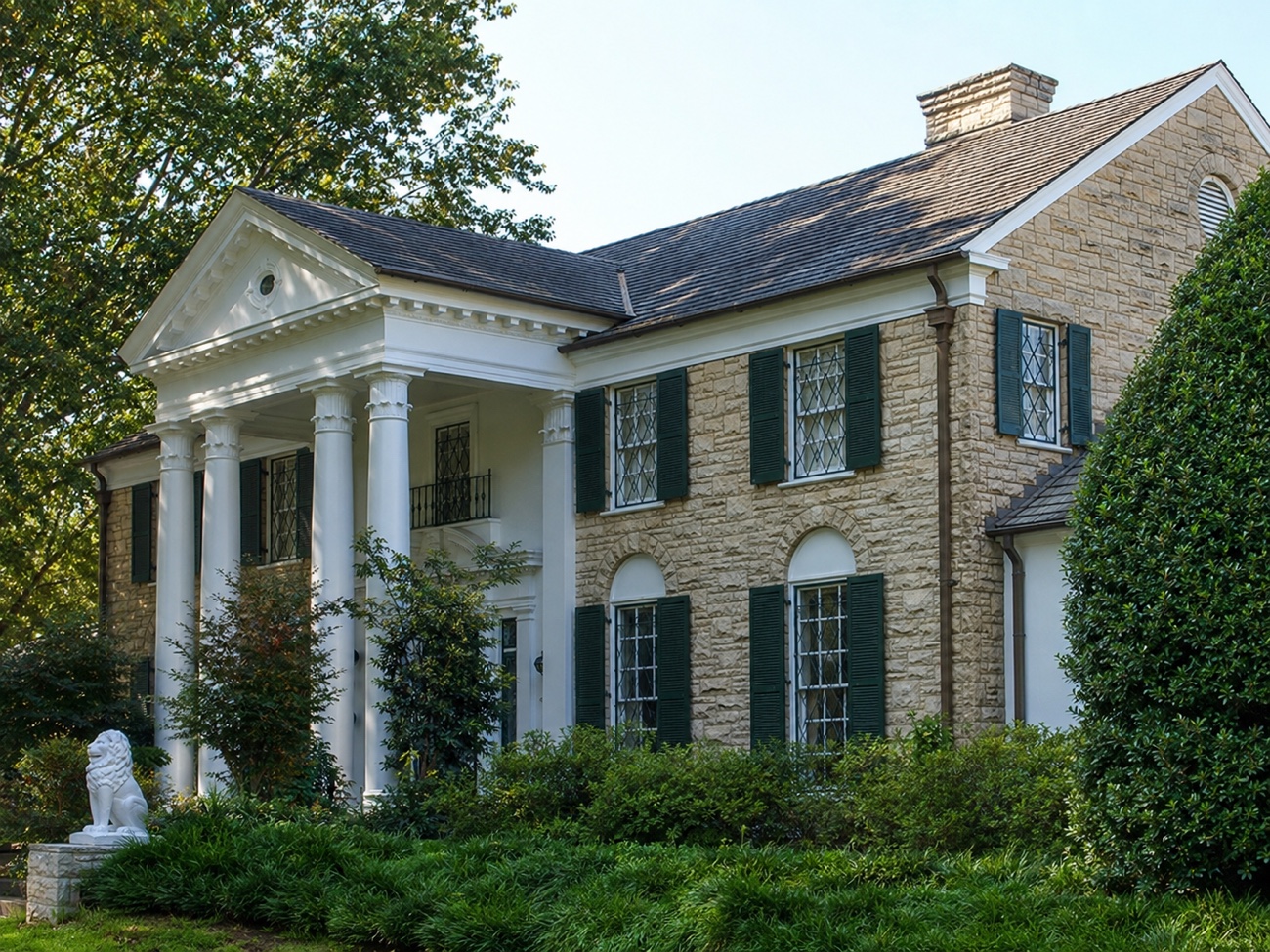 Back then, 1991: Graceland, Elvis's estate in Memphis