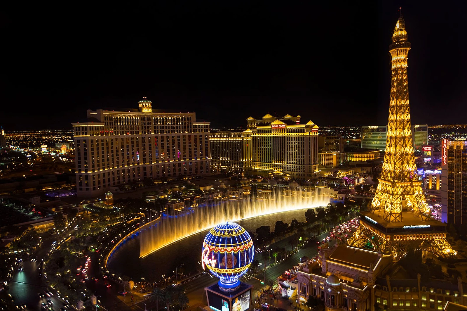 Bellagio fountains, Las Vegas