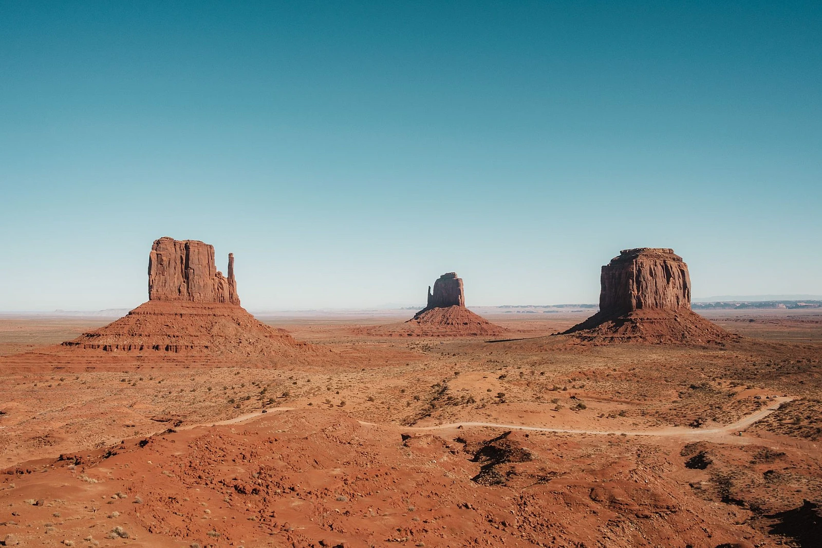 The Mittens and Merrick Butte, Monument Valley