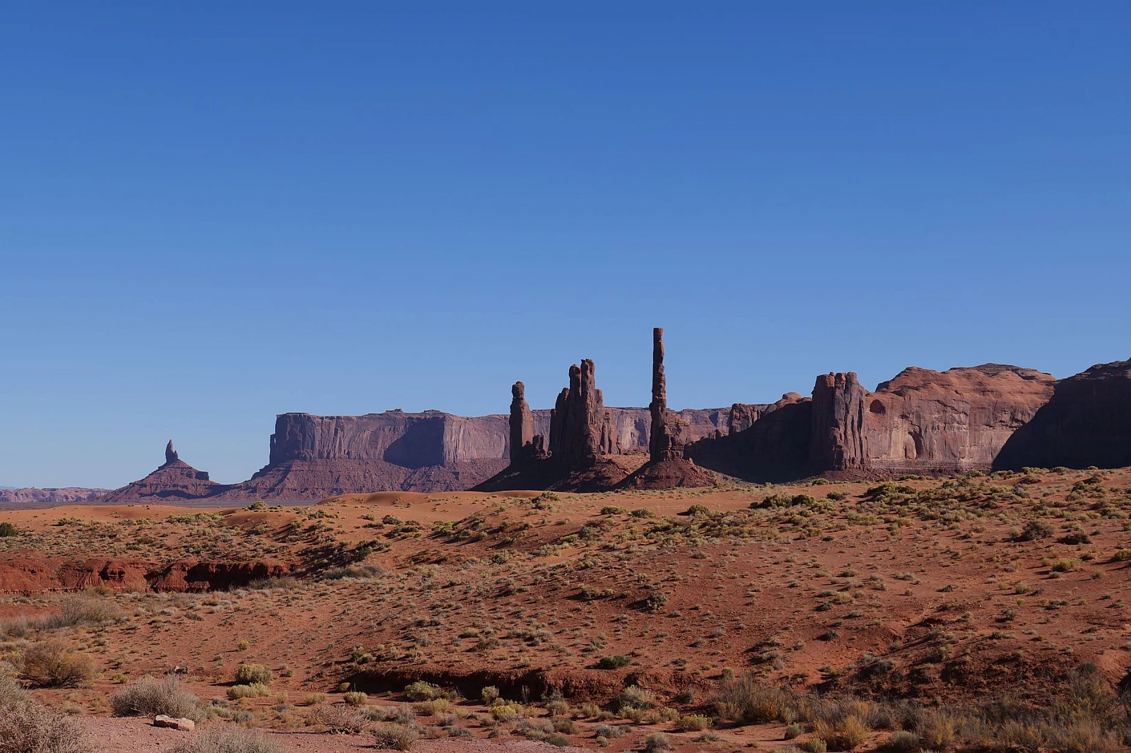 Totem Pole and Artists Point, Monument Valley