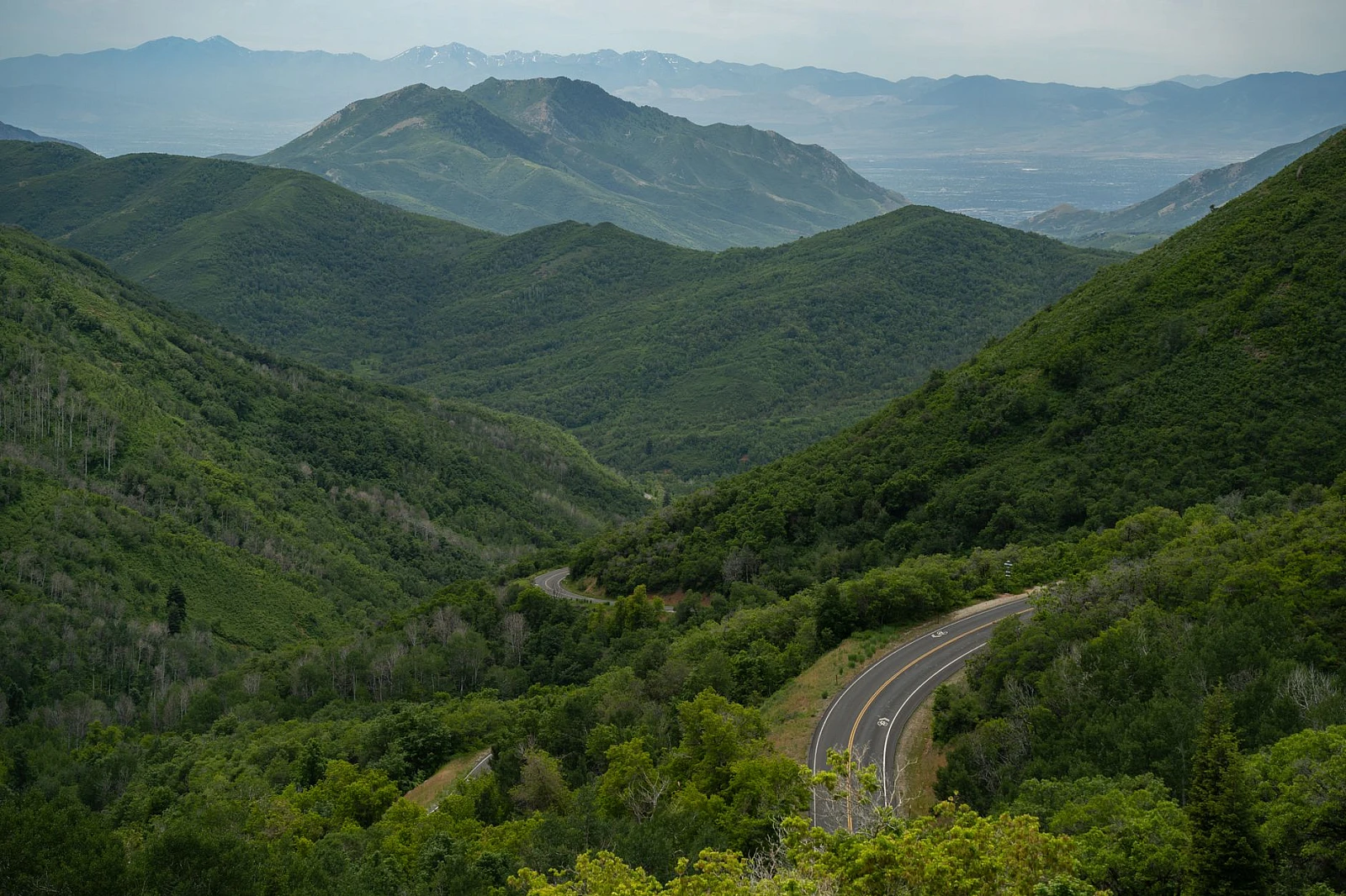 The Wasatch Mountains, Salt Lake City