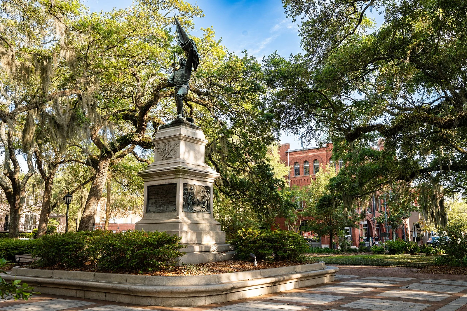 The historic squares, Savannah